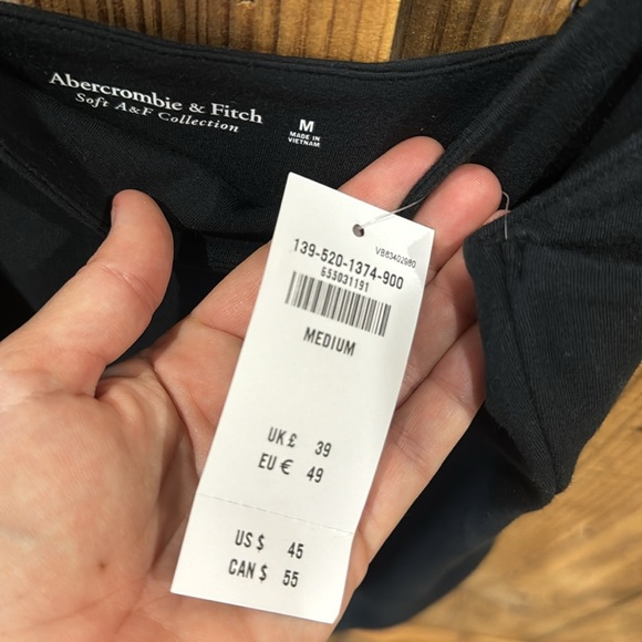 NWT Abercrombie cami bodysuit from Soft A&F collection - Size M - Picture 3 of 3